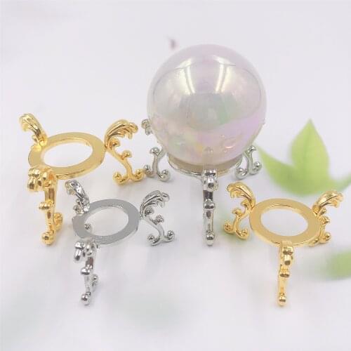 Goud En Zilver Metalen Bal Toren Zand Home Office Decoratie Kamer Decoratie