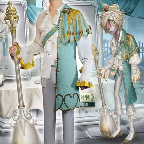 Game Identity V Cosplay Costumes Survivor Andrew Kreiss Grave Keeper Cosplay Costume Cheese Skin Uniforms Clothes Suit Coats