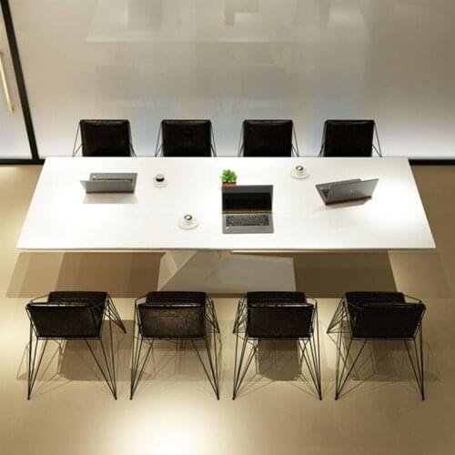 0428Z001 Creative simple modern personality furniture gloss piano paint office furniture conference desk meeting table