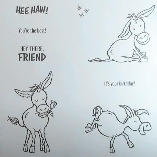 Donkey Metal Cutting Dies And Stamps Stencils for DIY Scrapbook Cross Cutting Die Album Embossing Decorations