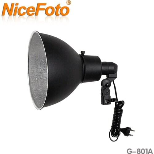 NiceFoto G-801A Photographic Equipment Lamp Cover Flash Light Lamp Base Flash Photography Lighting Video Light
