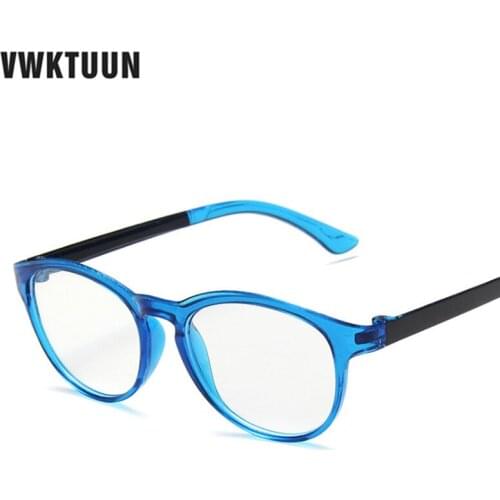 VWKTUUN Round Eyeglasses Frame Child Eye Glasses Frame Boys Girls Vintage Optical Glasses Frame Anti Blue Light Computer Glasses