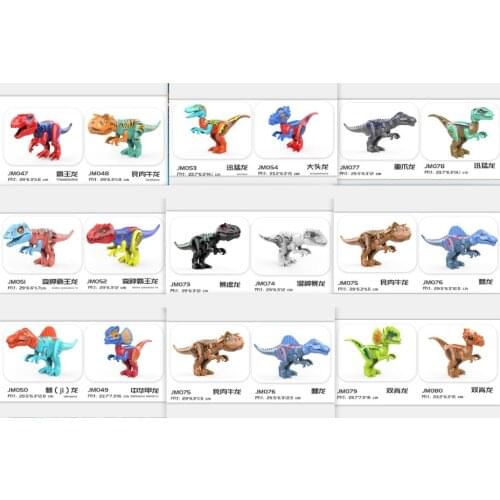 Wholesale Tyrannosaurus Building Blocks triceratop Dinosaur T-rex Bricks children gift Compatible with YG77028/YG77011/YG77029