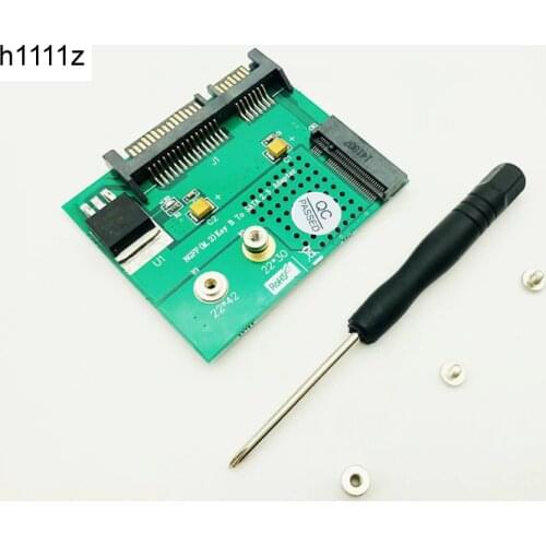 NGFF ( M2 ) SSD to 2.5" SATA Adapter M.2 NGFF SSD to SATA3 Convert Card 3.3V LED B Key Connector For 2230 2242 M2 SSD Hard Drive