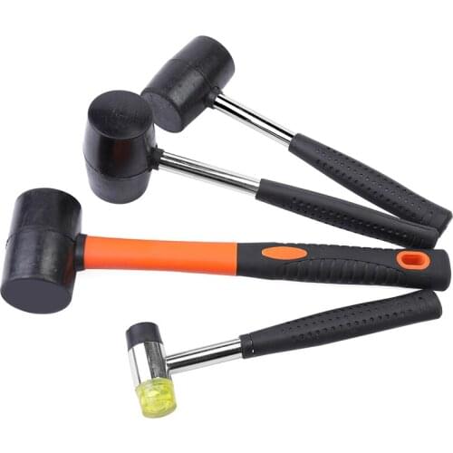 MIUSIE Professional DIY Leather Carving Hammer Punching Cutting Tools For Stamping Sewing Leather Cowhide Craft Work