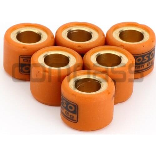 Motorcycle Performance Variator Roller Weights 16x13mm 5/6/7/8/9/10 Gram For 139QMB 50cc Chinese Scooter Parts 16x13