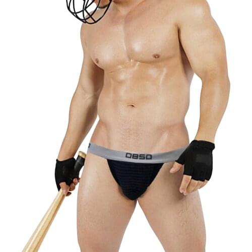 0850 G-strings Domineering Hollow Males Thongs Striped Black And White Color Comfortable Simple Soft Handfeeling Thinness Pants