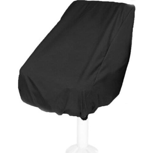 Waterproof Outdoor Foldable Boat Seat Cover Ship UV Resistant Yacht Captain Chair Elastic Closure Dustproof Protection