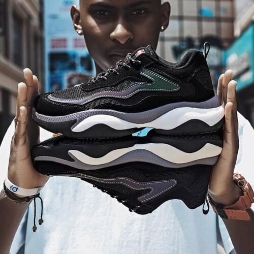 High quality mens woven mesh breathable flat heel shoes sports running leisure sports shoes foreign shoes