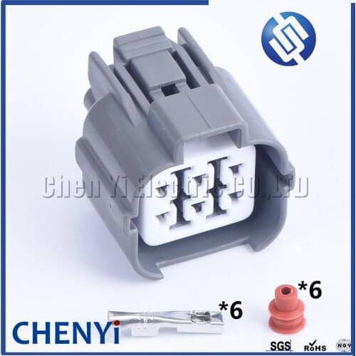 1 set 6 Pin Sumitomo Oxygen Sensor Plug Connector For Honda Accord Fit Civic CRV Odyssey 6189-0133 6188-0175