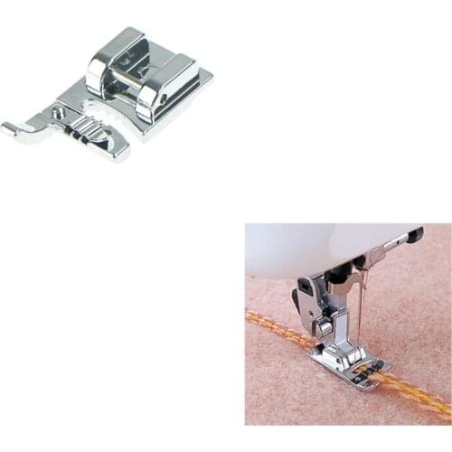1PC Presser Foot 3 Way Cording Foot Sewing Machine Parts Sewing Accessories Compatible With Brother,Janome,Singer