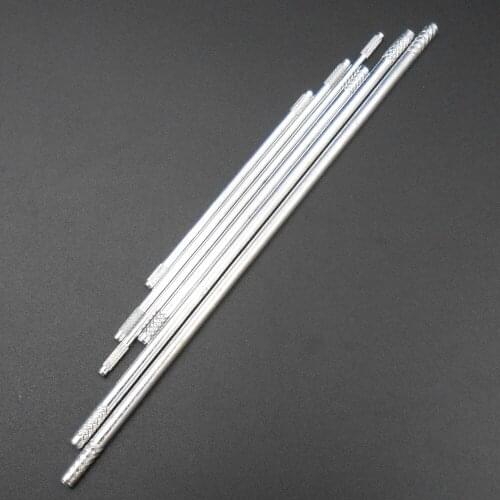 10PCS Friction Axle With Double Meshes Toy Fixed Rub Connecting Rod Iron Embossed 2*58mm 2*82mm 2*100mm 2.5*80mm 3*118mm 3*130mm