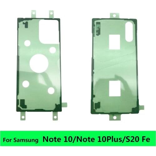 10pcs Housing Back Battery Cover Adhesive Sticker Tape Waterproof Battery Cover Glue For Samsung Note 10 20 S20 Fe