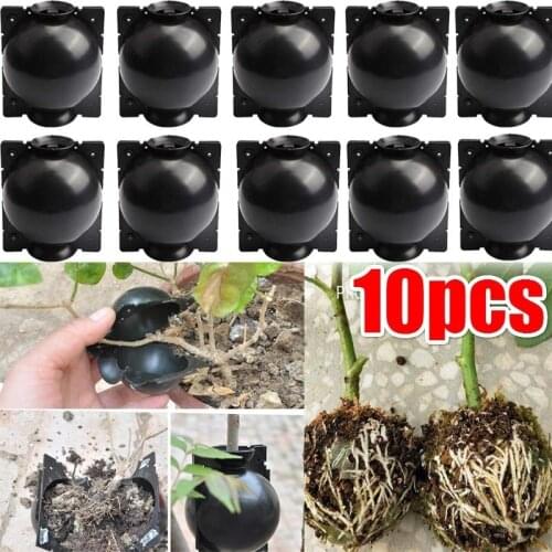 10 PCS High Pressure Gardening Nursery Boxes Growing Box Tree Flower Grow Root Breeding Container Plant Rooting Ball 5/8/12cm