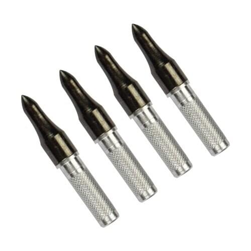 100X 100 grain Point + 100X Aluminum Insert for Fiberglass Shaft Arrows 6mm Archery Arrows Free Shipping