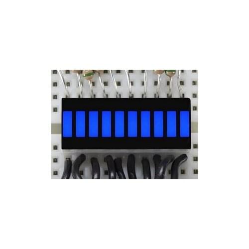 1815 10 Segment Light Bar Graph LED Blue winder