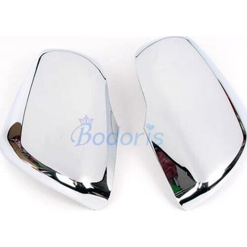 ABS Chrome Door Side Rear View Mirror Cover Trim Sticker Accessory Car Styling Model For Ford Edge 2015 2016 2017 2018 2019 2020