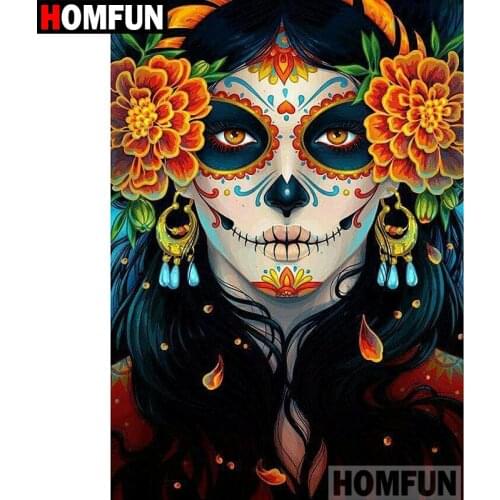 HOMFUN 5D DIY Diamond Painting Full Square/Round Drill "Taro woman" 3D Embroidery Cross Stitch gift Home Decor A01451