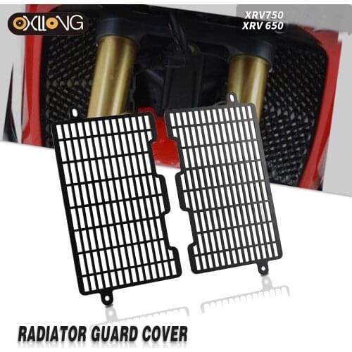 Motorcycle Aluminum Radiator Grille Grill Guard Cover Protector For Honda XRV 750 Africa Twin RD07 03 XRV750 XRV650 1993 -2003