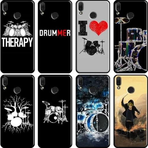 Drum Drummer Soft For Huawei Y5P Y6P Y7A 2020 Y3 II Y5 Y6 Y9 Y7 Prime 2018 2017 2019 Nova 3i 5T Case