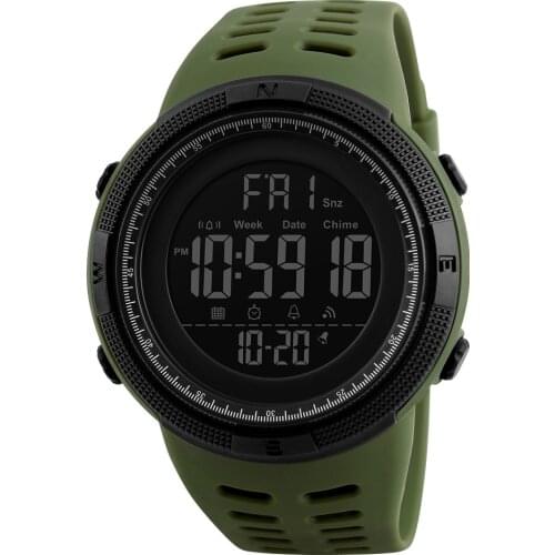 SKMEI Luxury Sports Military Watches Men Waterproof Countdown Alarm Digital Watch LED Electronic Wrist Watch Clock Men