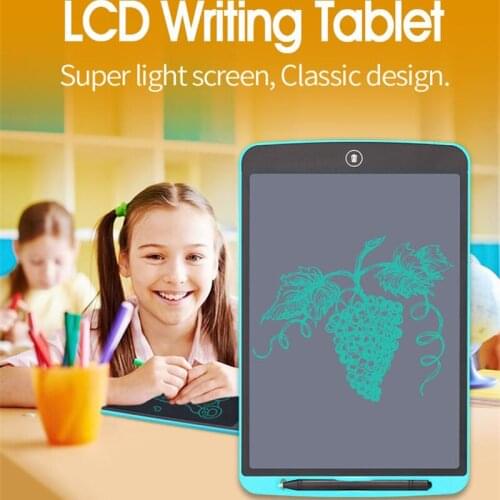 12'' Digital LCD Writing Tablet Graphic Drawing Tablets Electronic Handwriting Pad Paint Board With Thick pen Chirstmas Gifts LN