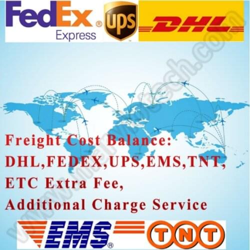 Extra freight cost for DHL/UPS/fedEX Etc