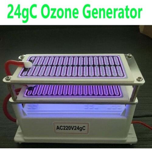 24g Ozone Generator Ozone 220V Gerador Air Purifier Long Life Ceramic Plate ozontor ozonizador air Water Cleaner odor free