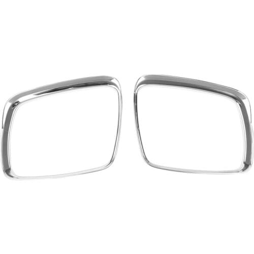 Chrome Rear View Side Mirror Visor Sun Rain Trim For Dodge Journey 2011 2012 2013 2014 [QPA370]