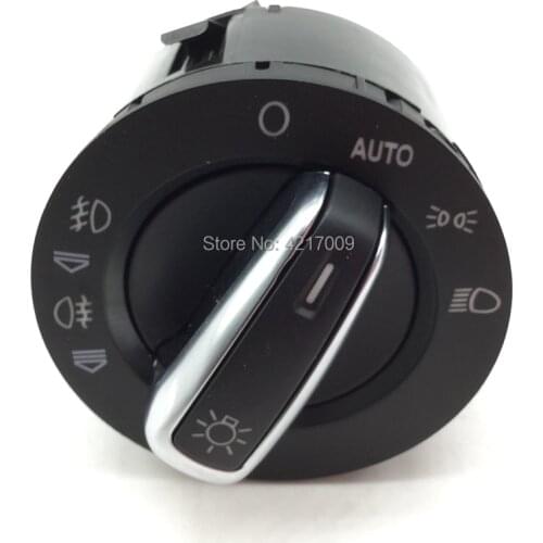 Chrome headlight switch contorl w/ Auto For AUDI A6 S6 C6 RS6 Allroad Q7 4FD941531A , 4F1941531E