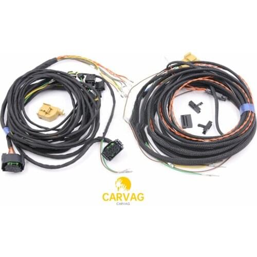 Blind Spot Monitor Side Assist lane Wire cable Harness For VW MQB Passat B8 3Q0 RADARS