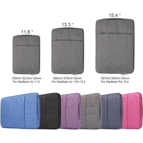 15.6 16 13.3 inch Multi-function Laptop Bag For MacBook Lenovo Xiaomi Samsung Huawei Waterproof Notebook Zipper Box Case Sleeve