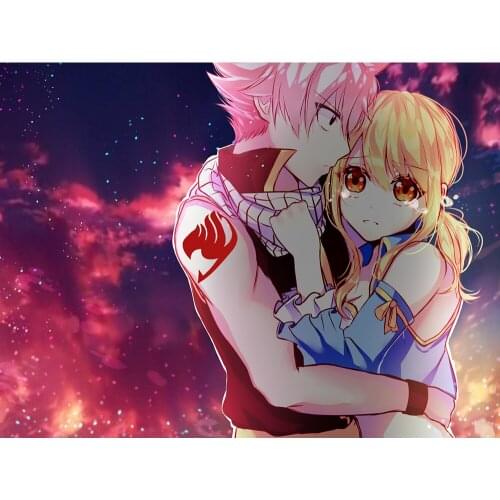 DIY Diamond Painting Wall Poster Anime Fairy Tail Cross Stitch Kits Embroidery Handmade Full Mosaic Gift Living Room Home Decor