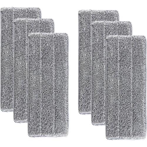6/3PCS Microfiber Mop Pad Replacement For Dust Mop Household Mop Head Mop Cleaning Cloth Replace Rag Washable Reusable 20#28