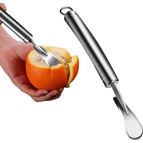 Orange Peelers Lemon Slicer Fruit Stripper Stainless Steel Orange Slicer Cutter Vegetable Peeler Tools Citrus Peeler Tool