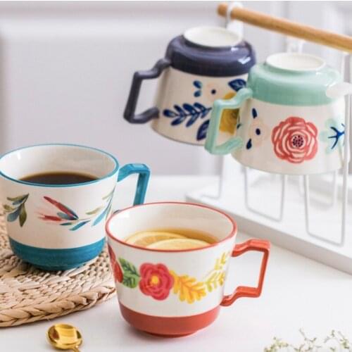 Simple Nordic Mug Creative Ceramic Water Milk Tea Coffee Yogurt Mug Best Cup House Gift For Man Women Lovers Home