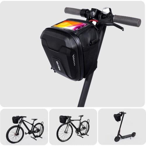 Bike Front Tube Bag Waterproof Bicycle Storage Basket Pouch Touch Screen Cycling Front Frame Pannier Bicycle Accessories