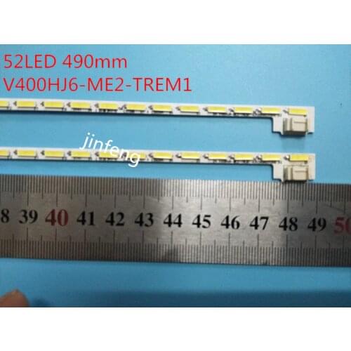 490mm LED Backlight Lamp strip 52leds for Sharp Lenovo 40 inch TV LCD-40V3A 40E62 V400HJ6-ME2-TREM1 V400HJ6-LE8 5pcs