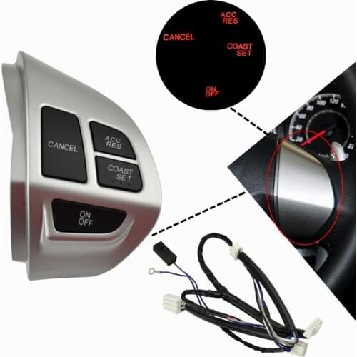 Steering Wheel Volume Sound Button Car Interior Moulding Fit For Mitsubishi Pajero/Montero Sport(KH) 2008-2015