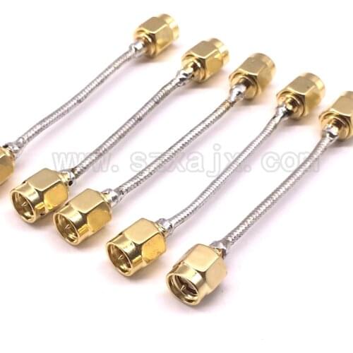 1 Pieces RF Connector SMA to SMA Cable SMA male to SMA male plug Semi-rigid RG-405 Coax Pigtail cable