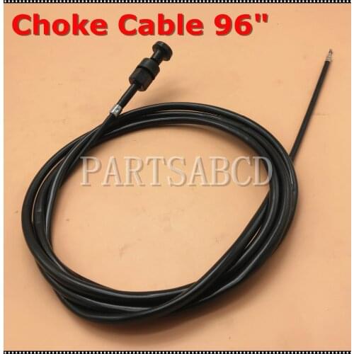 96" Inch long Choke Cable 80CC 150CC Go Kart cable stop size 3x5mm