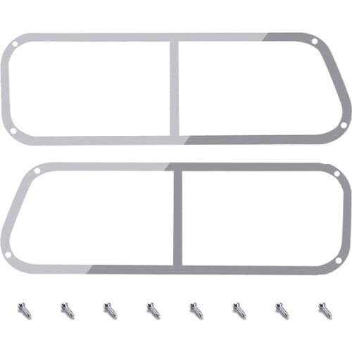 For WPL C24 C24-1 Metal Simulation Rear Window Frame 1/16 RC Car Upgrade Parts Accessories