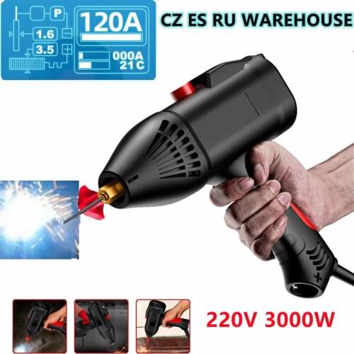 220V 3900W Electric Welding Machine 820uF Explosion Proof Capacitor Electrodeless Current Regulating Button with Axial Flows Fan