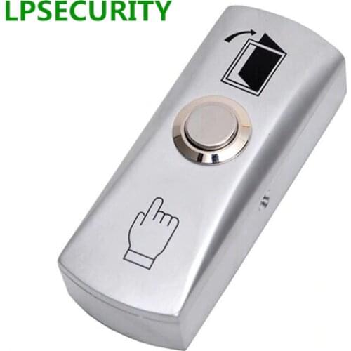 LPSECURITY NO COM GATE DOOR Exit Button Exit Switch For Door Access Control System Door Push Exit Door Release Button Switch