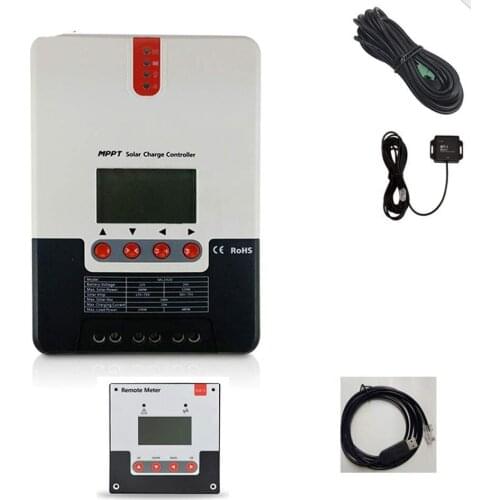 40A MPPT Solar Charge Controller 12V/24V Auto Work for Solar Panel System can charge Li Battery Regulator ML2440