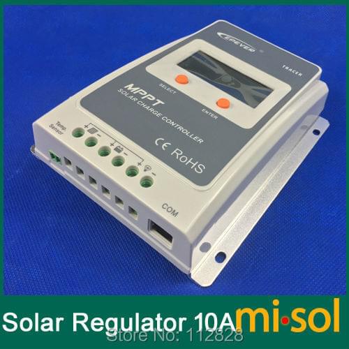 Misol Tracer MPPT Solar regulator 10A, 12/24v, Solar Charge Controller 10A, NEW