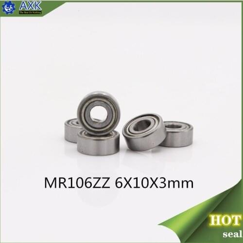 MR106ZZ ABEC-1 (50PCS) Miniature Ball Bearings 6X10X3mm L1060ZZ