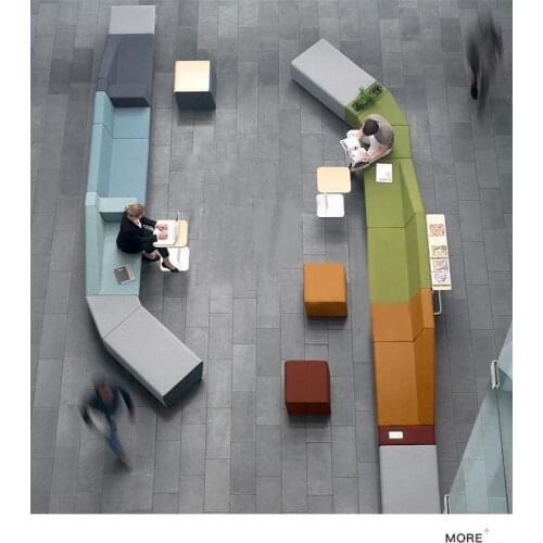 Random Combination Living Room Furniture Sofas Sectionals Fabric Sofa Set, for meeting room/hotel/apartment