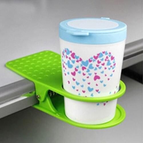 Table Desk Water Cups Clip Drinklip Glass Cup Holder Mug Home Office Room Tumblerful Glass Clamp Water Stand Clip lin4970
