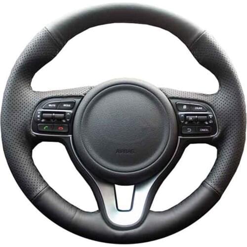 DIY Customize Braiding Cover For Car Steering Wheel For Kia K5 2016 2017 Sportage 4 KX5 2016 2017 Original Steering Wheel Braid